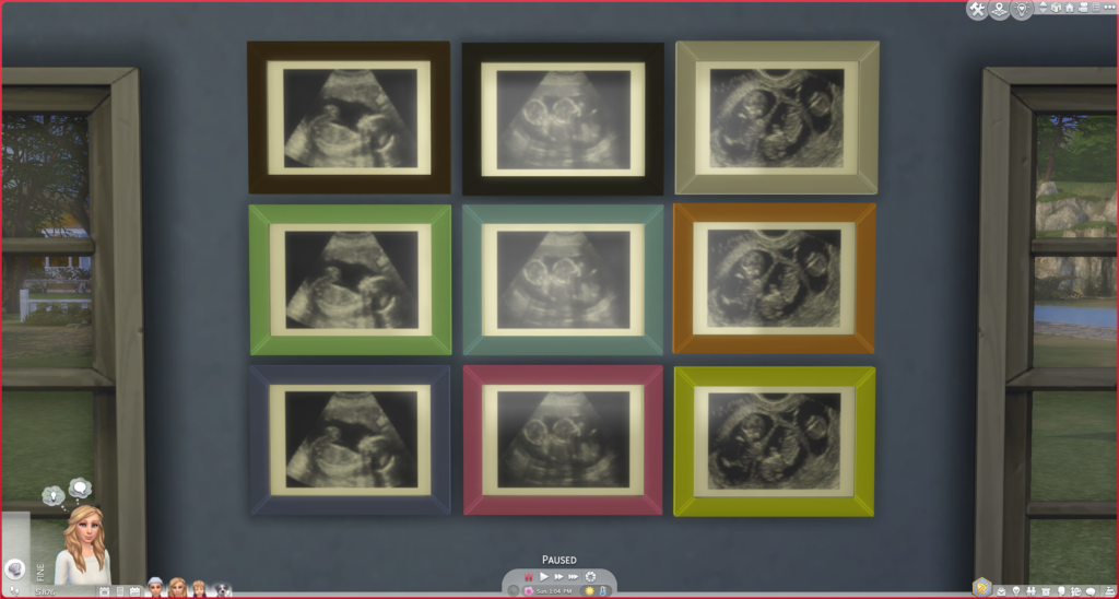 The Sims 4 ultrasound scan mod