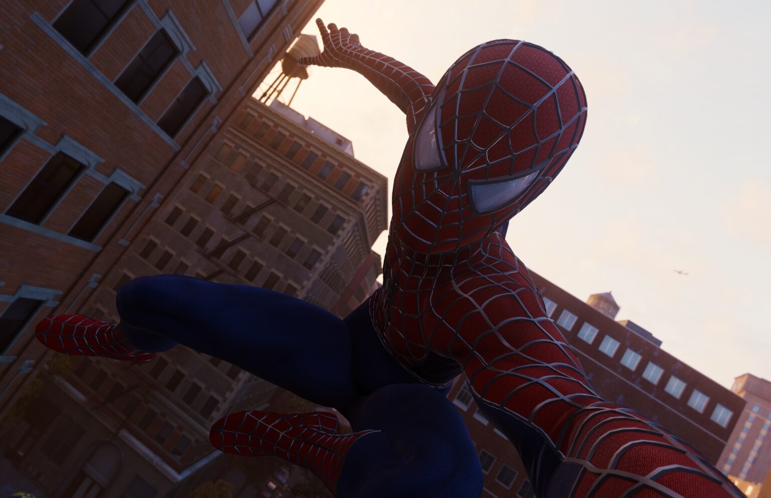 Marvel's Spider-Man Remastered - Taking a selfie with the Photo Mode