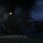 Red Dead Redemption 2 - Arthur Morgan in front of a train