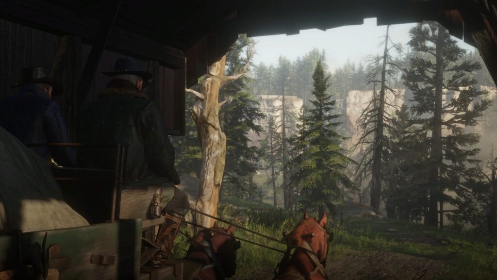 Red Dead Redemption 2 - Arthur Morgan in the woods