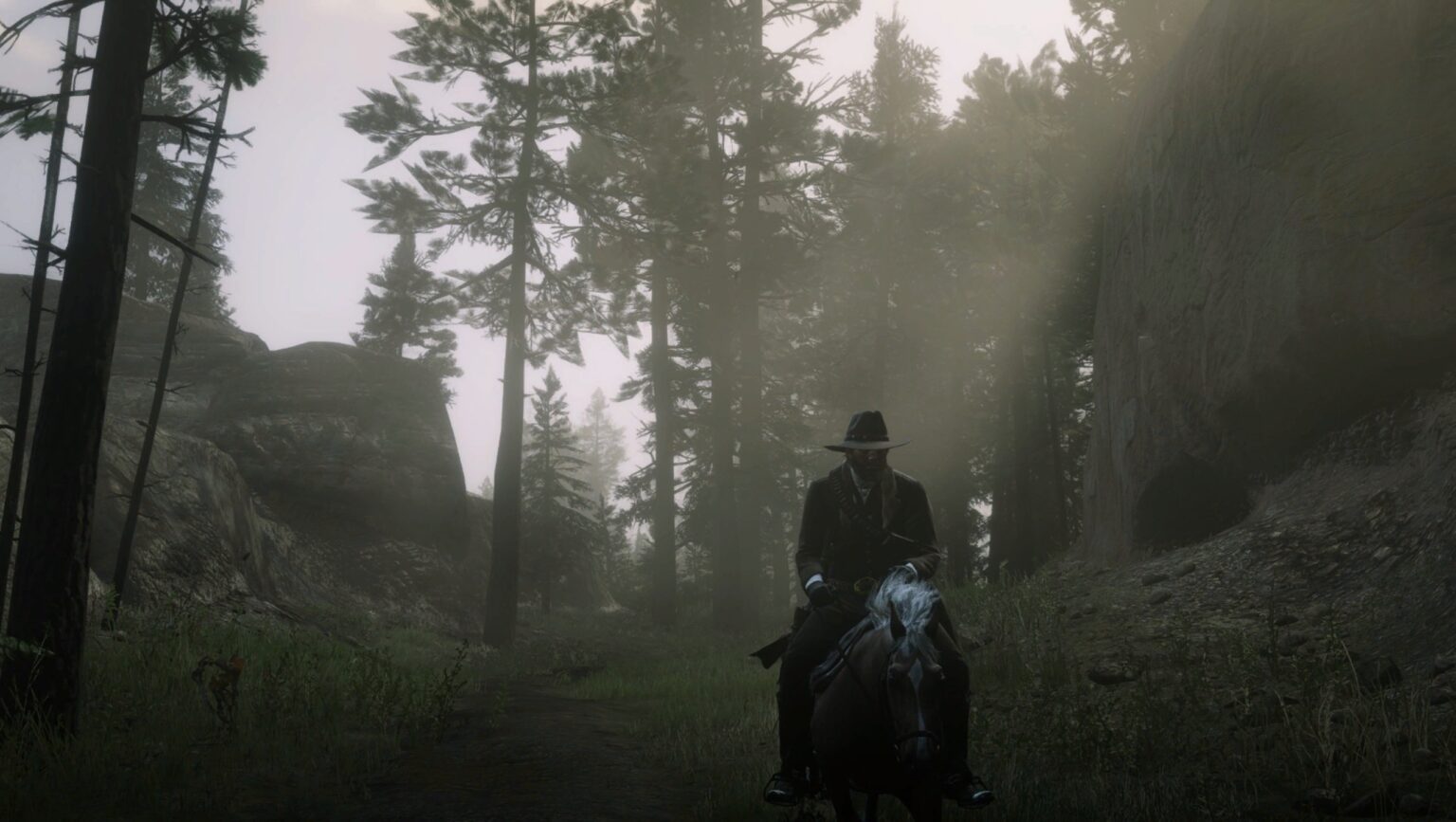 Red Dead Redemption 2 - Arthur Morgan with his horse