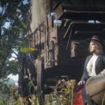 Red Dead Redemption 2 - Author Morgan with a lady NPC