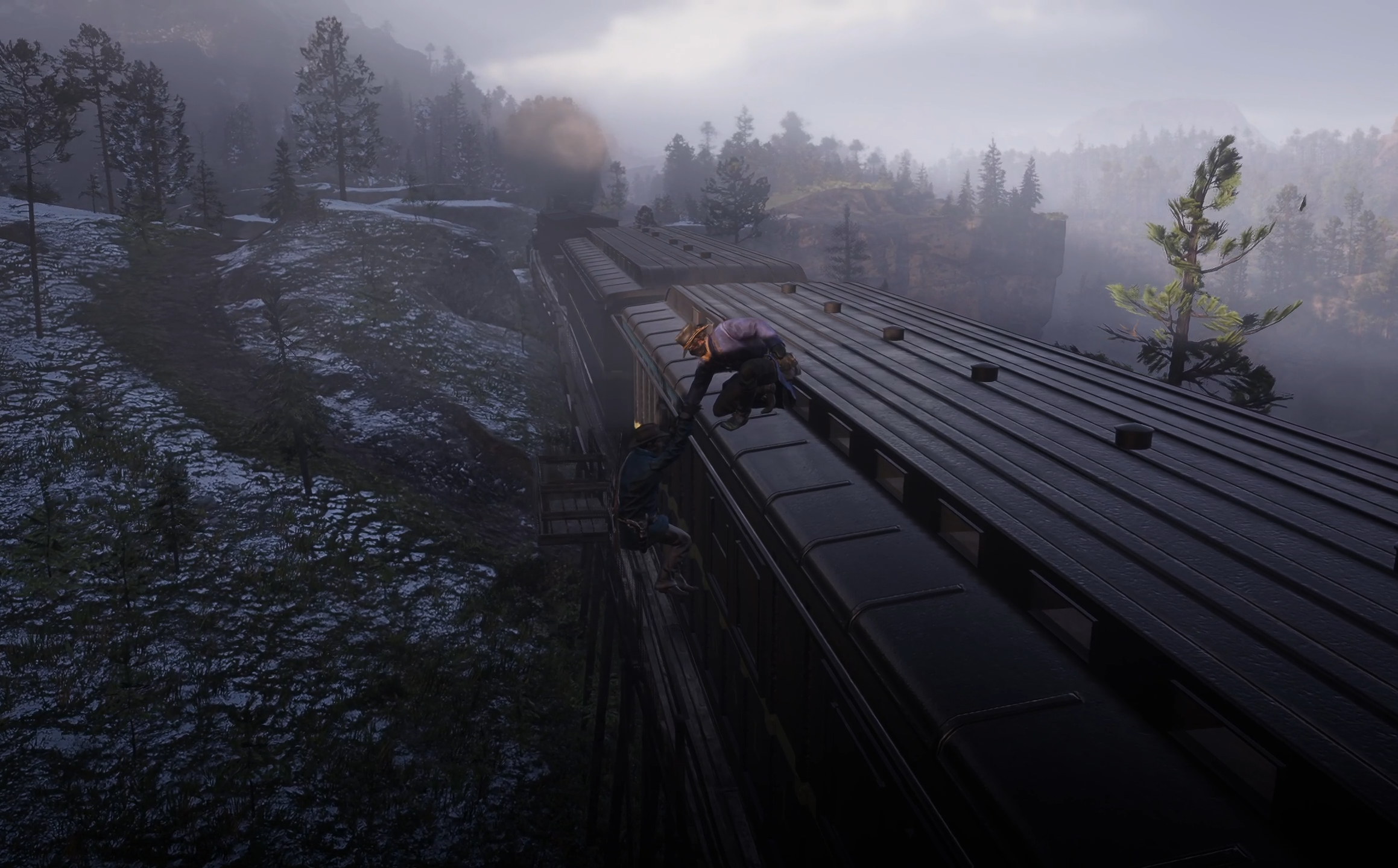 The tale of Arthur Morgan: Red Dead Redemption 2 4 Red Dead Redemption 2 - In the train