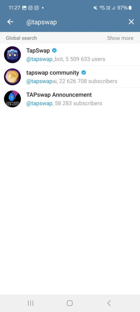 TapSwap: A tap-to-earn game integrated within Telegram 7 TapSwap on Telegram