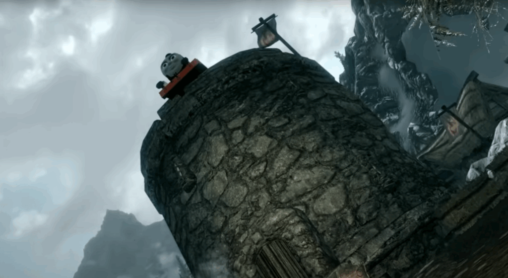 The Weirdest Mods I’ve Ever Tried (And I Regret Nothing) 2 Thomas the Tank Engine - Skyrim Mod