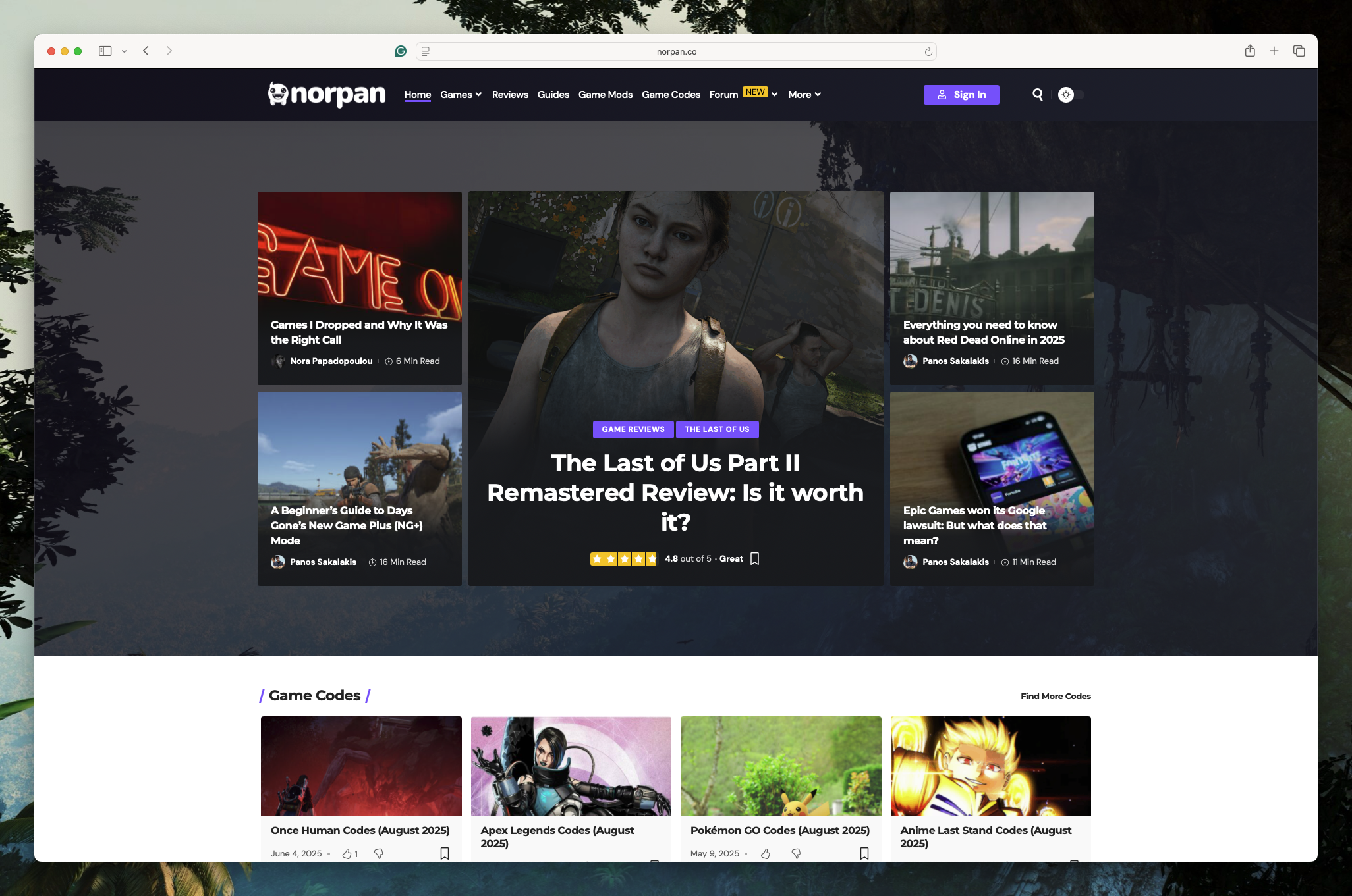 A Beginner's Guide to Gaming on macOS in 2025 2 Norpan on macOS and Safari